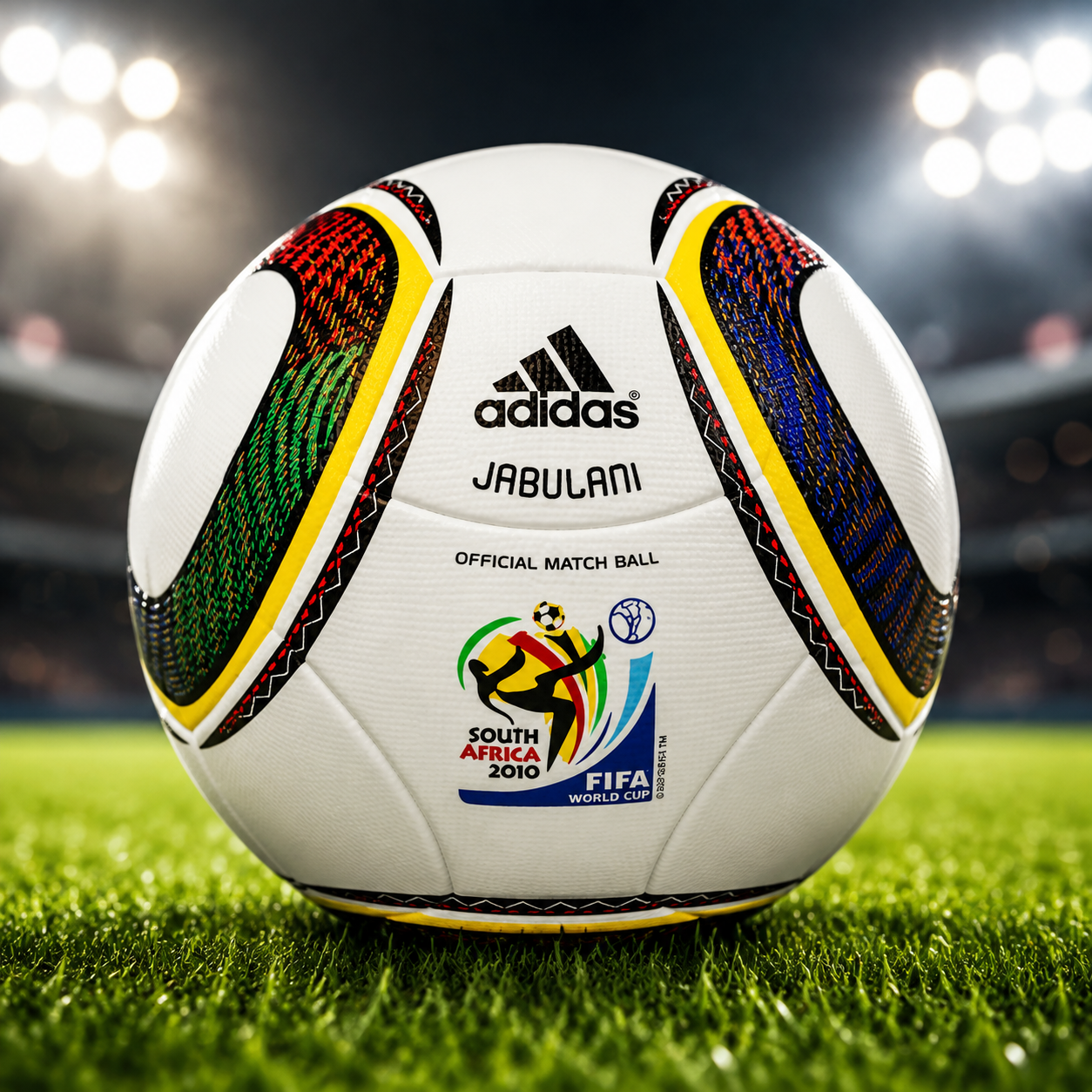 Adidas Jabulani Official Match Football – FIFA World Cup South Africa 2010 Soccer Ball Size 5
