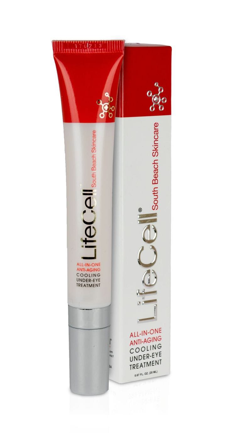 LifeCell South Beach Skincare All-In-One Anti-Aging Cooling Under-Eye Treatment – 0.67 FL OZ / 20 ml