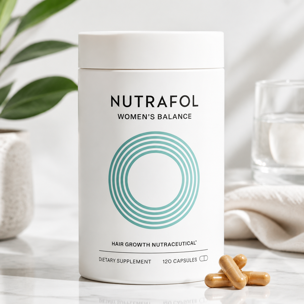 Nutrafol Women’s Balance Hair Growth Supplement – 120 Capsules for Women