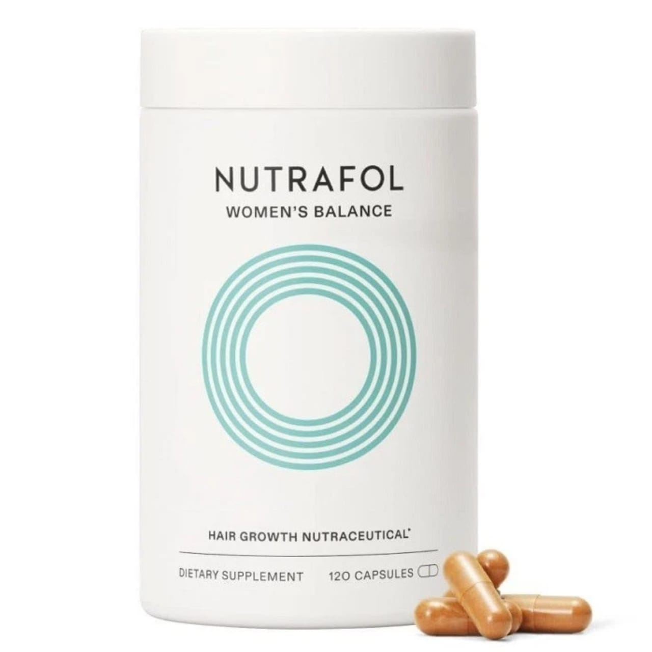 Nutrafol Women’s Balance Hair Growth Supplement – 120 Capsules for Women