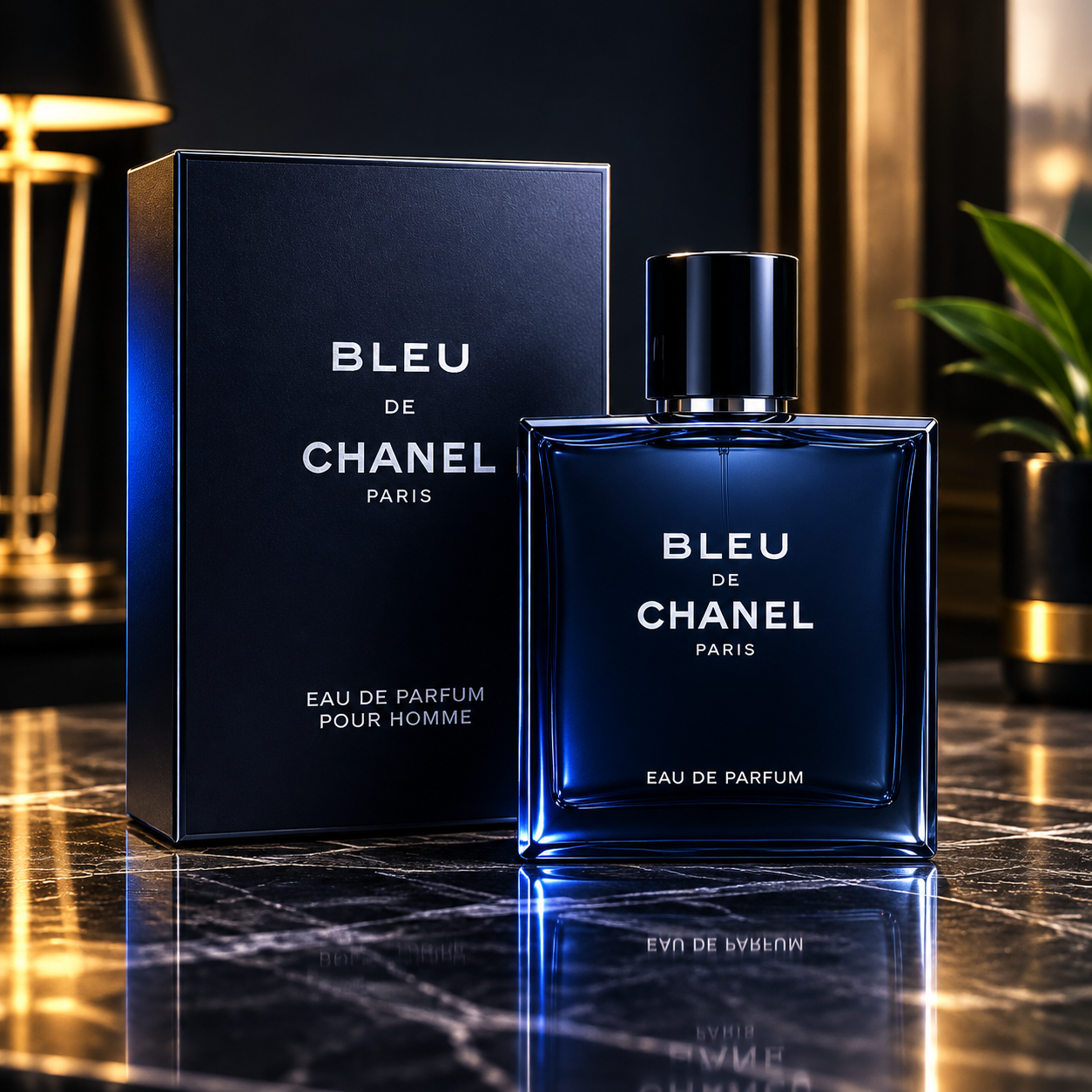 Bleu de Chanel Eau de Parfum for Men – Luxury Woody Aromatic Fragrance