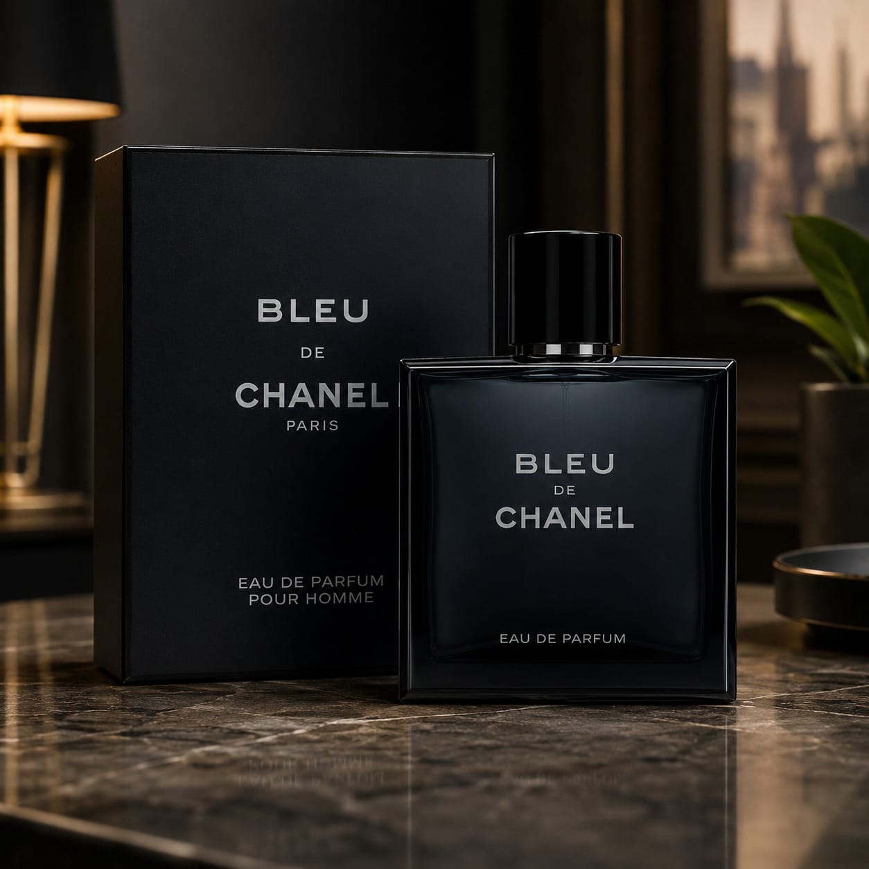 Bleu de Chanel Eau de Parfum for Men – Luxury Woody Aromatic Fragrance