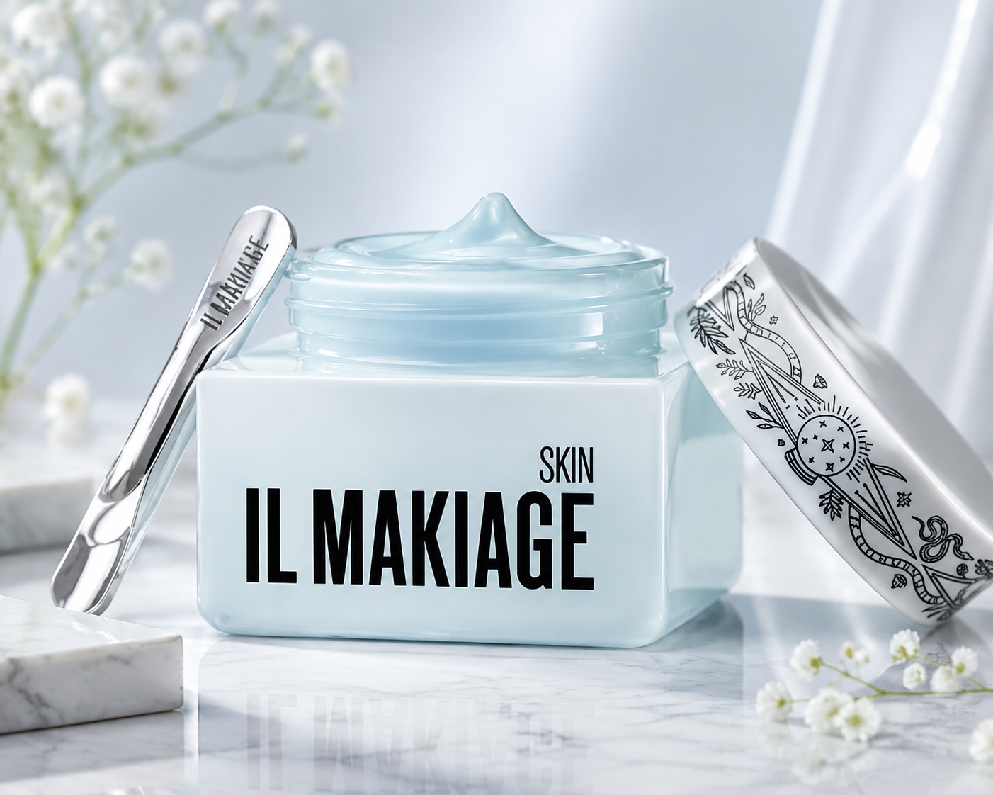 IL MAKIAGE Skin Hydrating Moisturizer Gel Cream – Lightweight Face Moisturizer for Glowing Skin