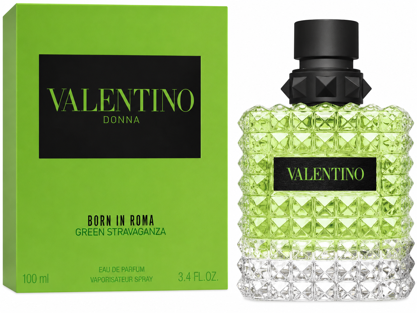 Valentino Donna Born In Roma Green Stravaganza Eau de Parfum – 3.4 FL OZ / 100 ml