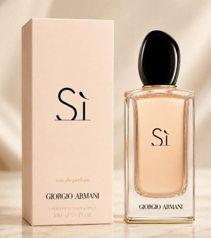 Giorgio Armani Sì Eau de Parfum for Women – Elegant Floral Chypre Fragrance 100ml