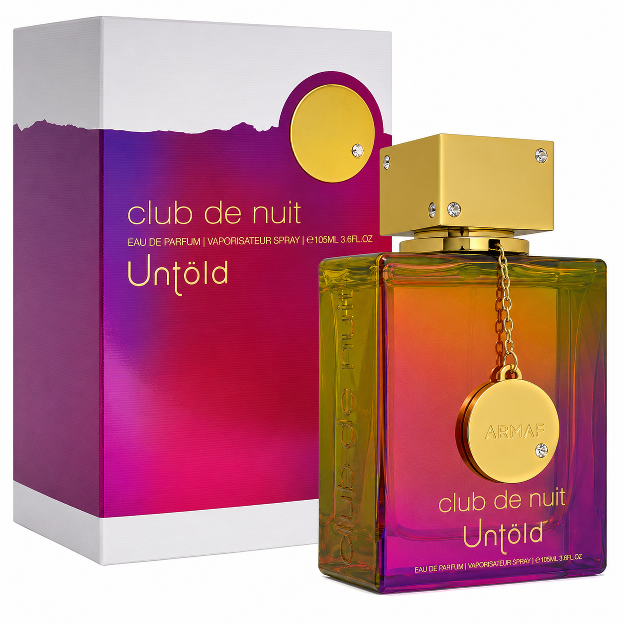 ARMAF Club de Nuit Untold Eau de Parfum – 3.6 FL OZ / 105 ml – Unisex Fragrance