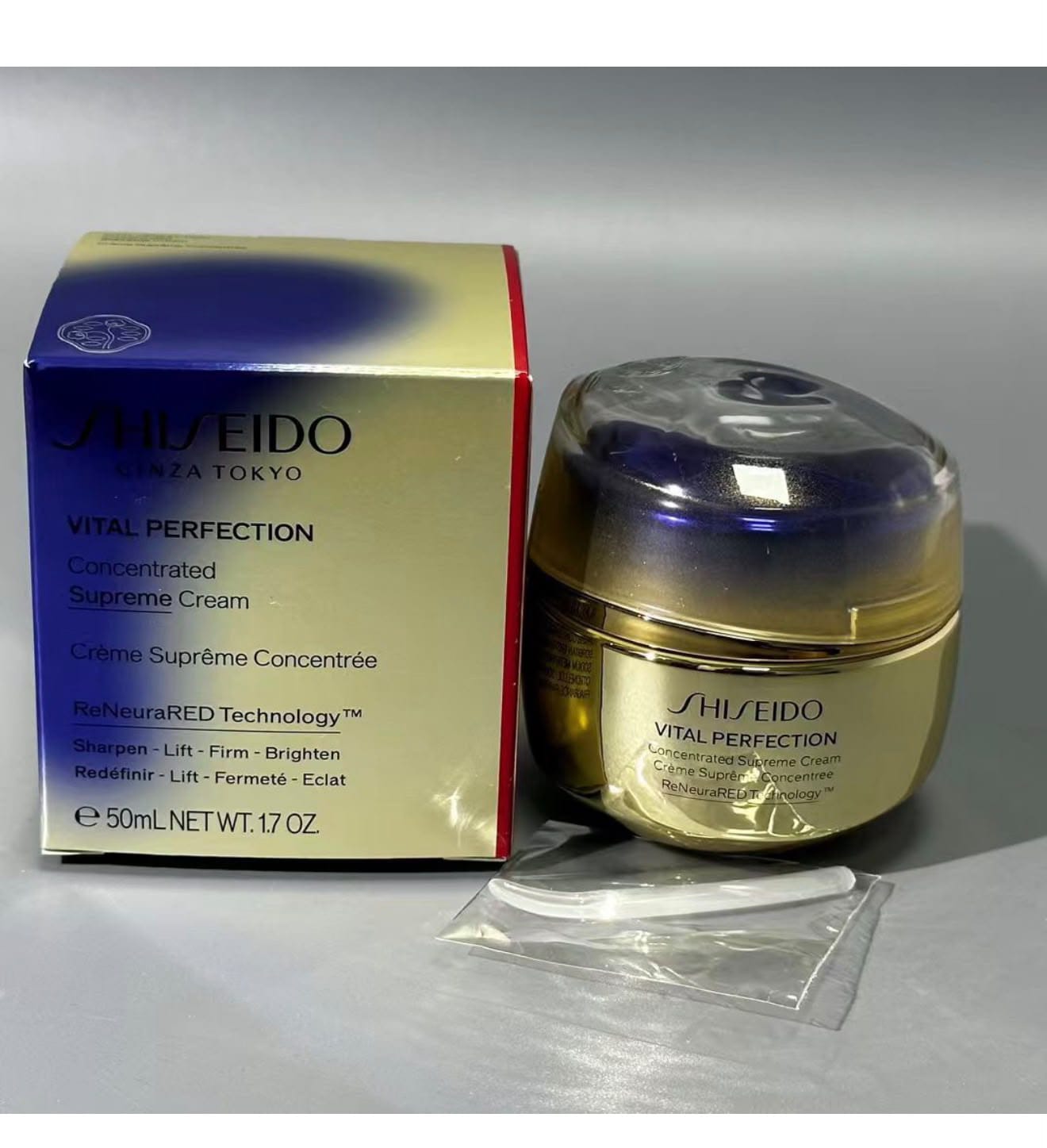 Shiseido Vital Perfection Concentrated Supreme Cream – Anti-Aging Firming Face Moisturizer 50ml (1.7 oz)