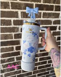 Stanley x LoveShackFancy Quencher H2.0 FlowState™ 40oz Tumbler – Floral Limited Edition Travel Cup with Handle & Straw